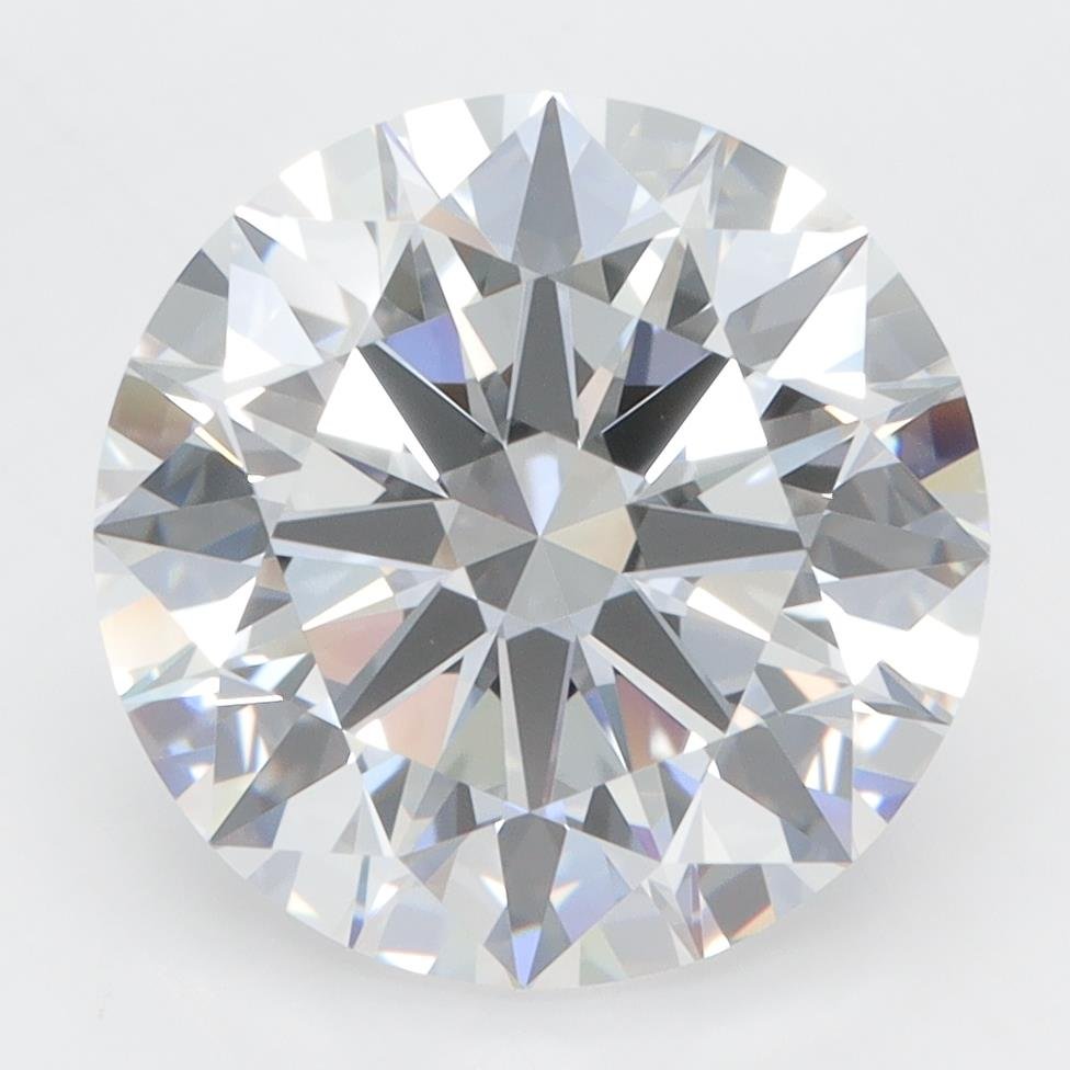 5.36ct D VVS1 Rare Carat Ideal Cut Round Lab Grown Diamond