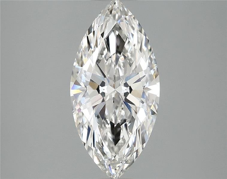 2.04ct F VS2 Rare Carat Ideal Cut Marquise Lab Grown Diamond