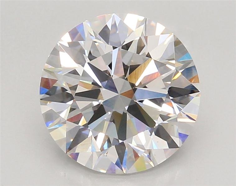 3.34ct F VS1 Rare Carat Ideal Cut Round Lab Grown Diamond