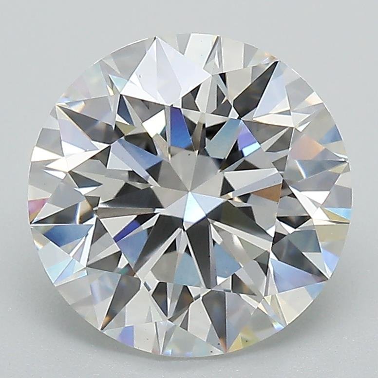 3.06ct F VS1 Rare Carat Ideal Cut Round Lab Grown Diamond