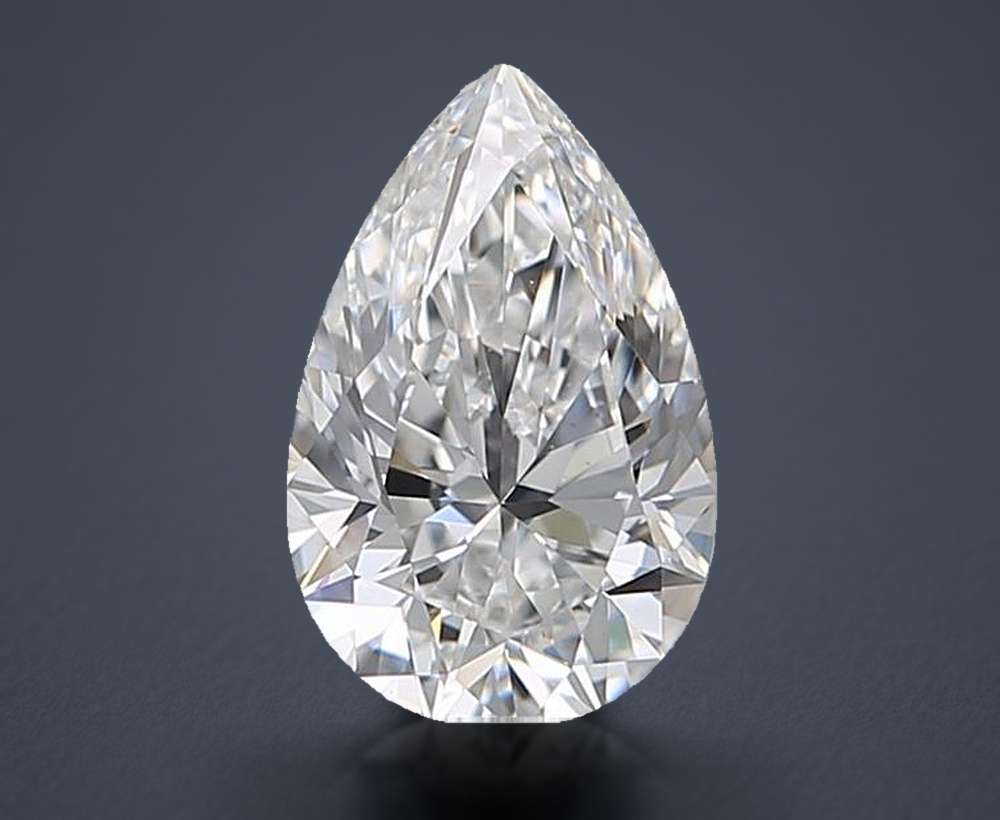 0.70 Carat Pear Natural Diamond