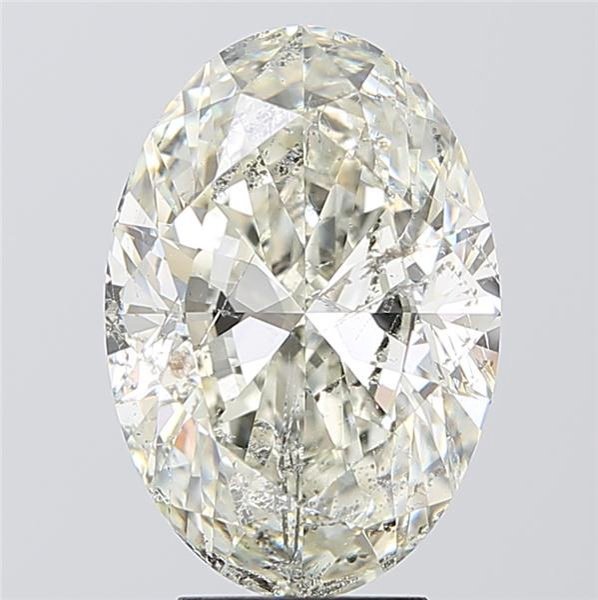 5.03ct I SI2 Rare Carat Ideal Cut Oval Diamond