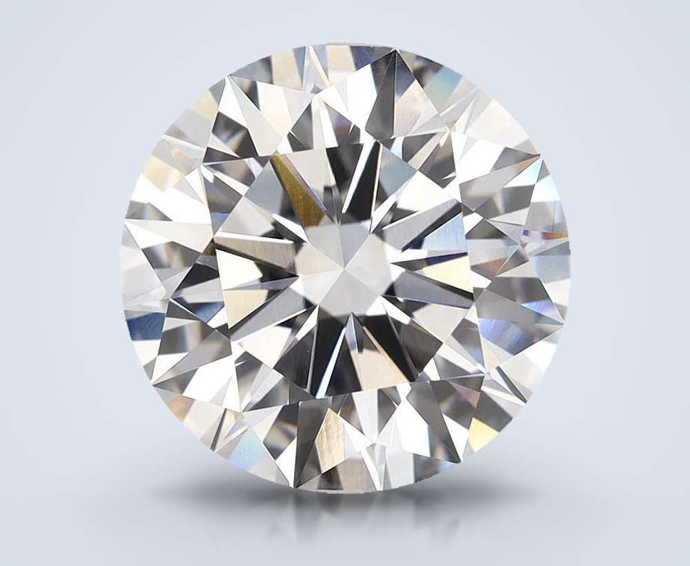 6.07 Carat Round Lab Diamond