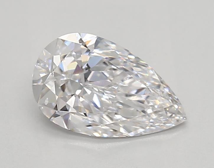 0.86ct D VVS2 Rare Carat Ideal Cut Pear Lab Grown Diamond