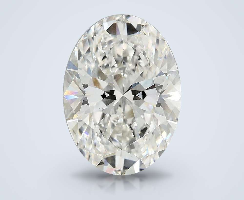 3.92 Carat Oval Lab Diamond