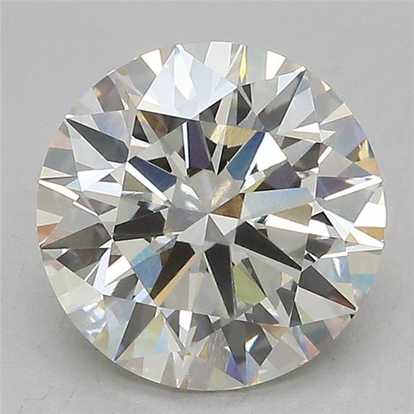 3.15ct J VS1 Rare Carat Ideal Cut Round Lab Grown Diamond
