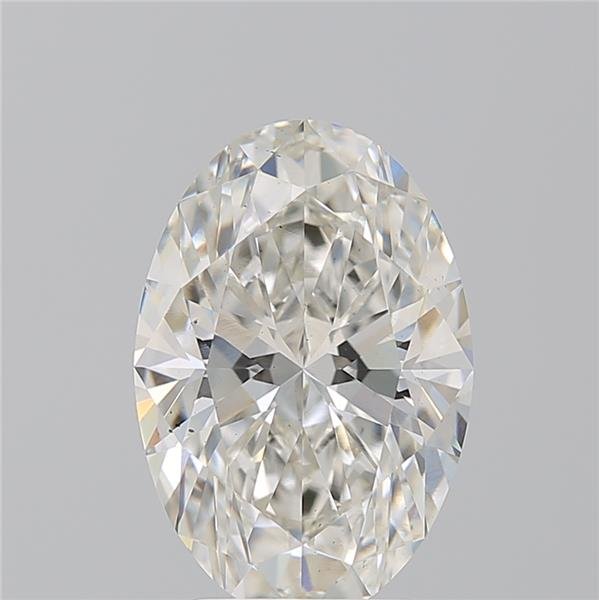 3.22ct H VS2 Rare Carat Ideal Cut Oval Lab Grown Diamond