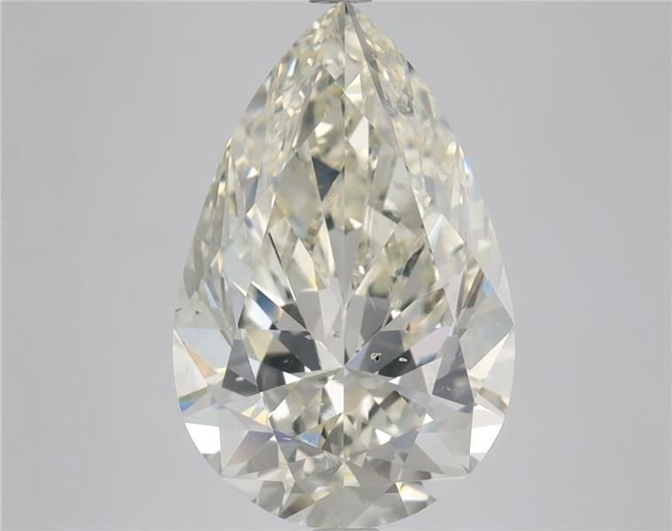 5.05ct K SI1 Rare Carat Ideal Cut Pear Diamond