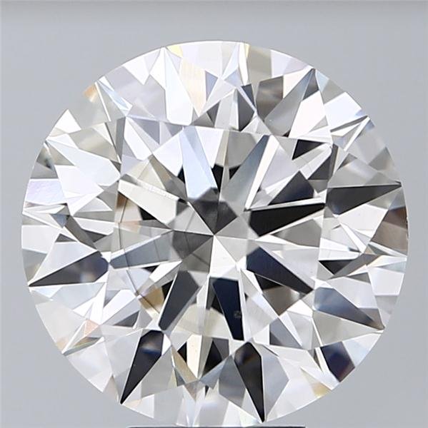 6.15ct G VS2 Rare Carat Ideal Cut Round Lab Grown Diamond