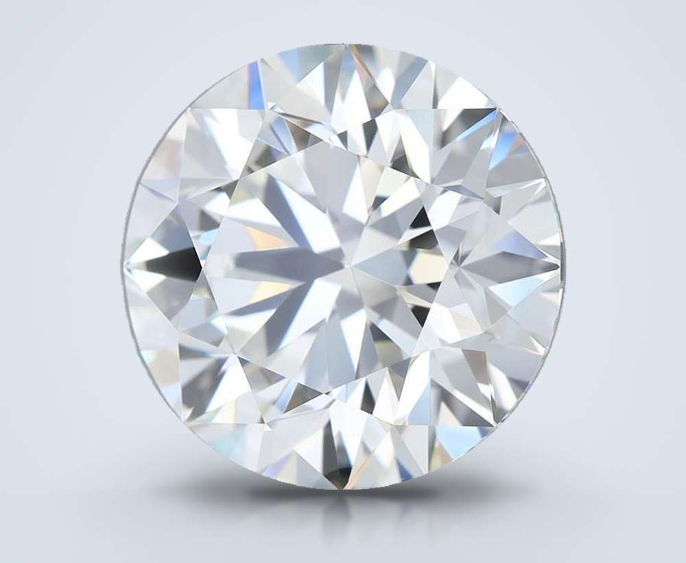 3.45 Carat Round Natural Diamond