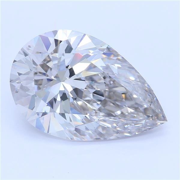 3.01ct H VS2 Rare Carat Ideal Cut Pear Lab Grown Diamond