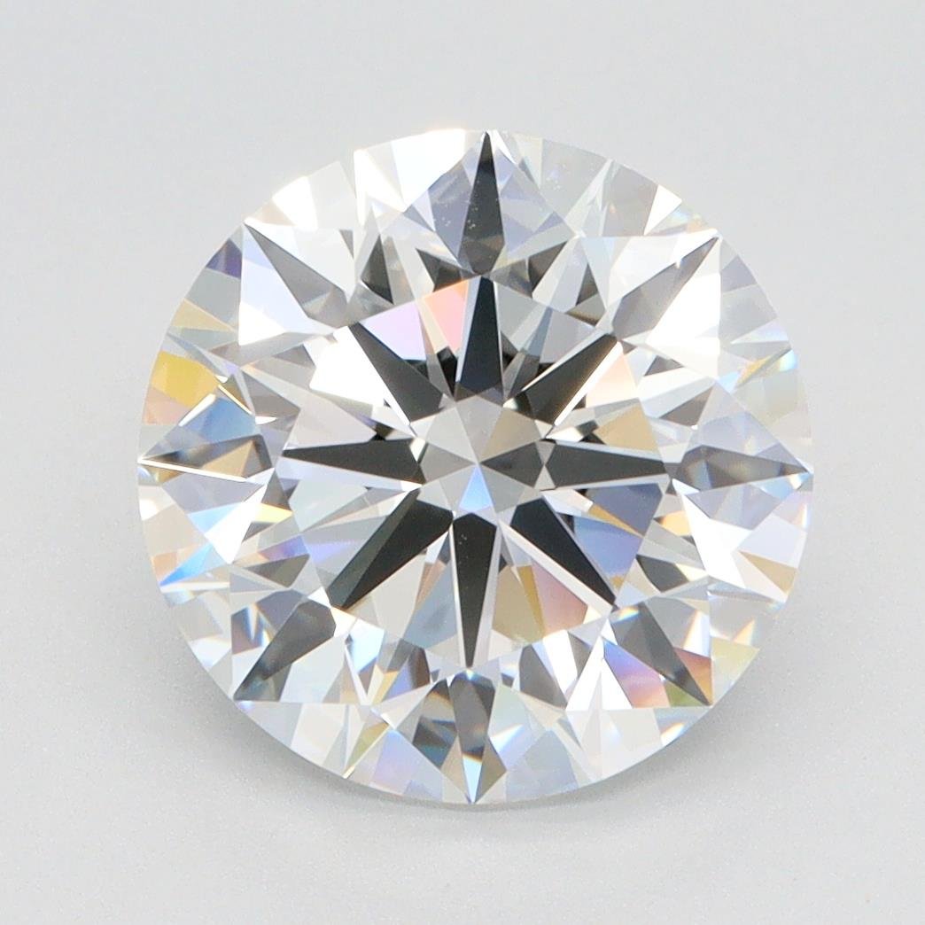 4.15ct F VVS1 Rare Carat Ideal Cut Round Lab Grown Diamond