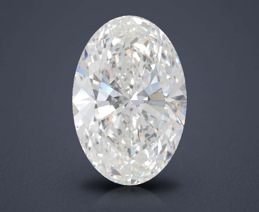 6.10 Carat Oval Lab Diamond