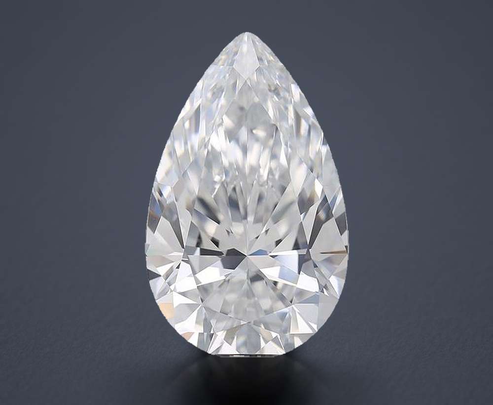 25.65 Carat Pear Natural Diamond