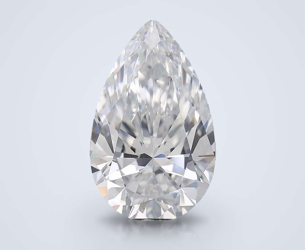 25.65 Carat Pear Natural Diamond