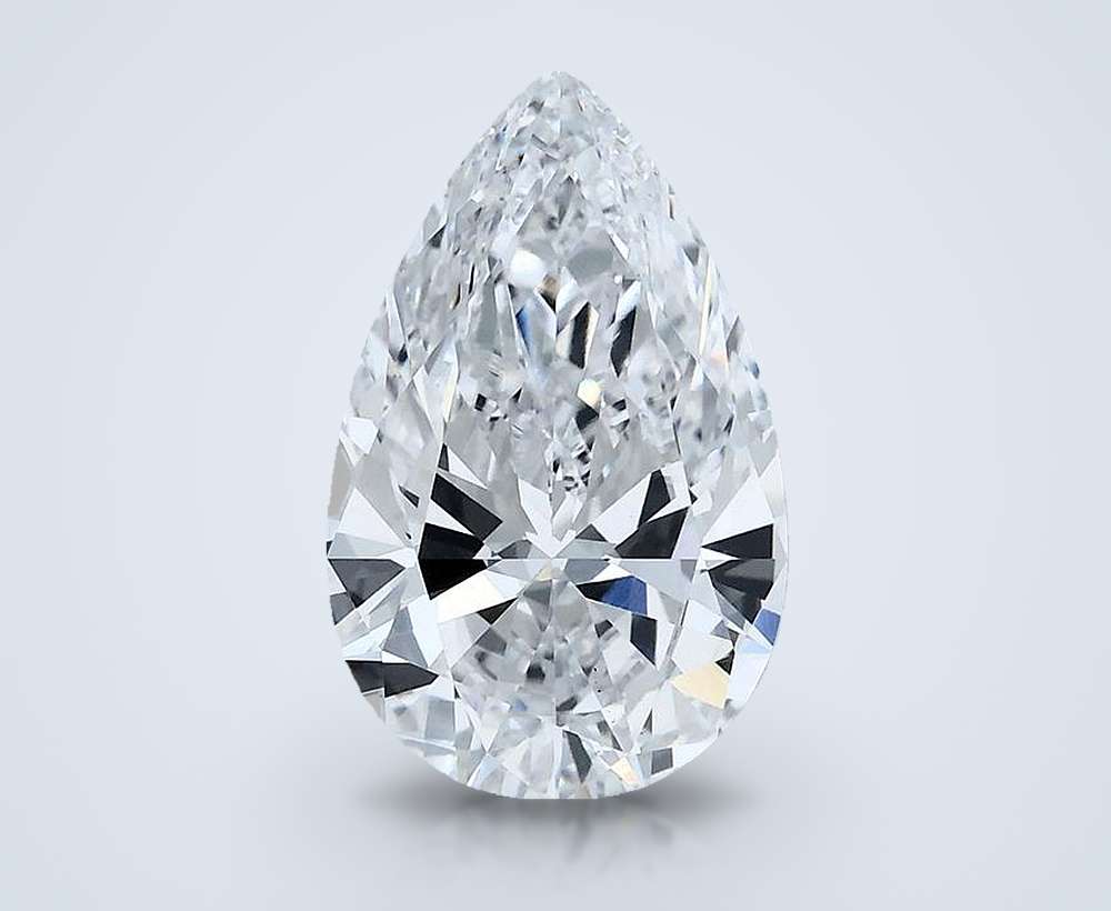 3.00 Carat Pear Lab Diamond