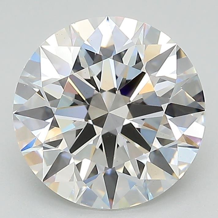 2.61ct E VS2 Rare Carat Ideal Cut Round Lab Grown Diamond