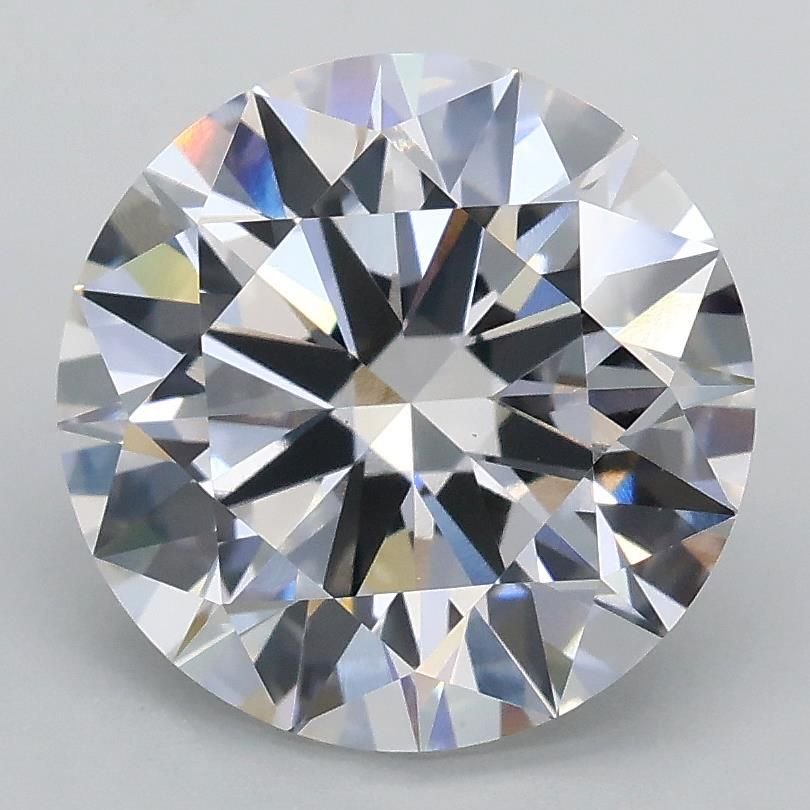 2.84ct E VS1 Rare Carat Ideal Cut Round Lab Grown Diamond