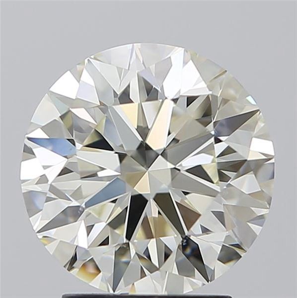 2.86ct J VS1 Excellent Cut Round Diamond