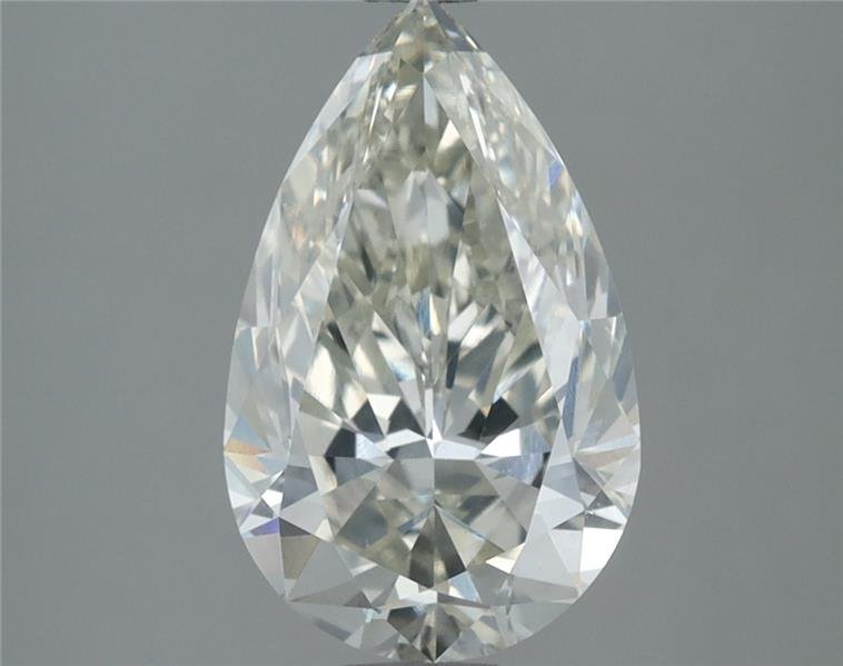 2.51ct J SI1 Very Good Cut Pear Diamond