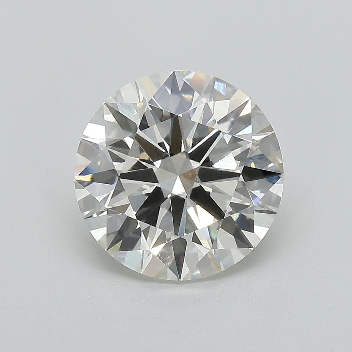 3.41ct J VS1 Rare Carat Ideal Cut Round Lab Grown Diamond