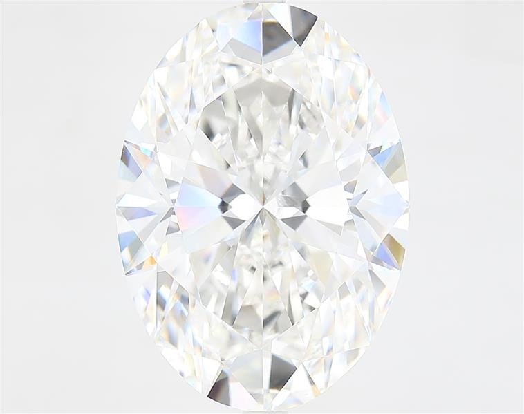 12.25ct F VVS2 Rare Carat Ideal Cut Oval Lab Grown Diamond