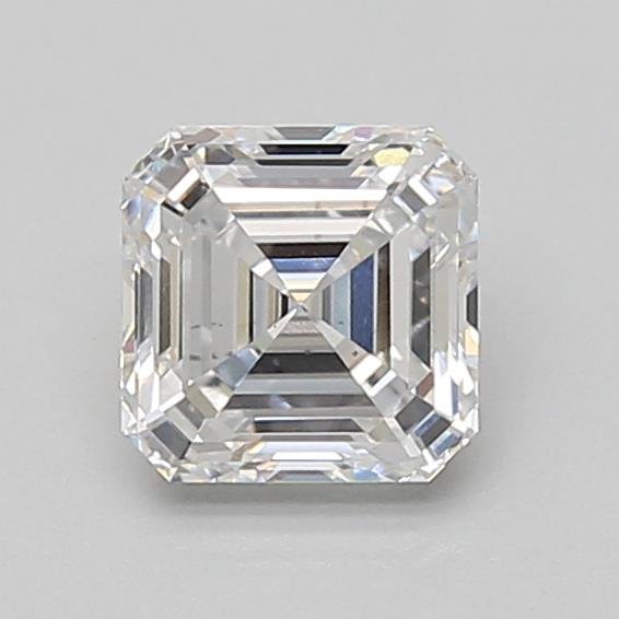 1.08ct D VS2 Rare Carat Ideal Cut Asscher Lab Grown Diamond