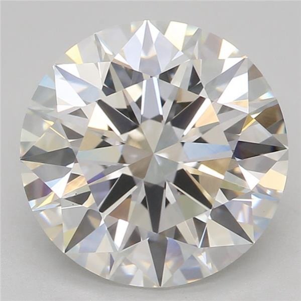 2.51ct F VS1 Rare Carat Ideal Cut Round Lab Grown Diamond