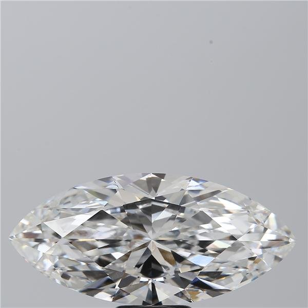 7.16ct F VVS2 Rare Carat Ideal Cut Marquise Lab Grown Diamond