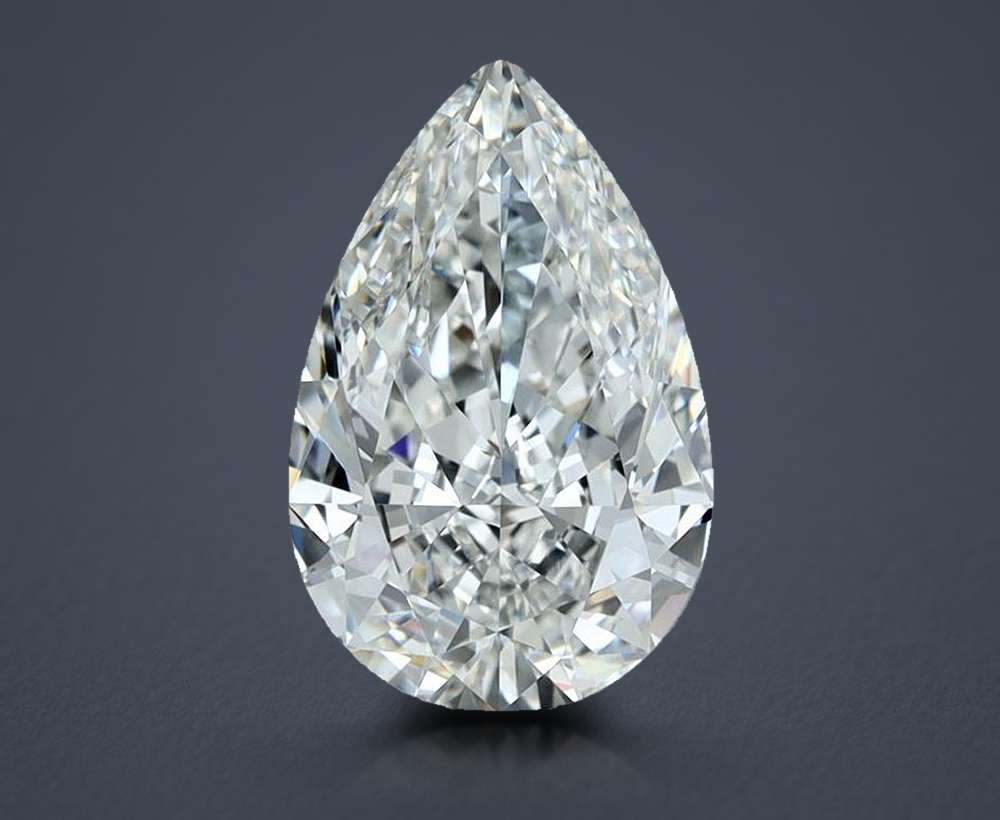 2.51 Carat Pear Natural Diamond