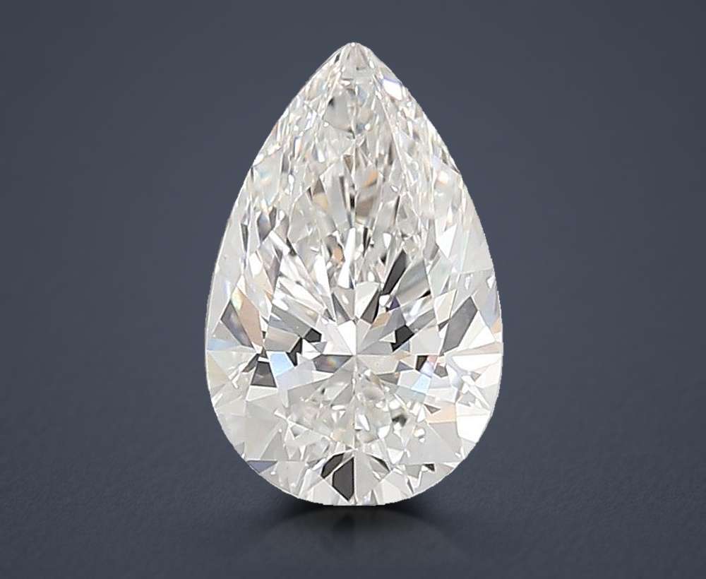 3.76 Carat Pear Lab Diamond