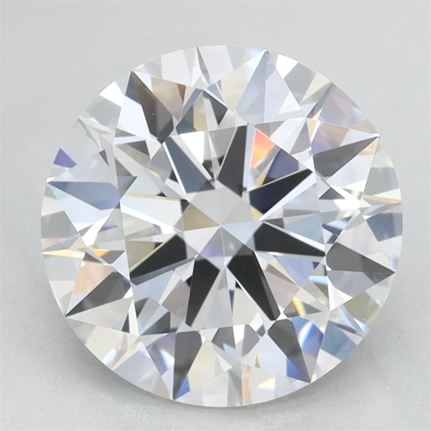2.61ct D VVS1 Rare Carat Ideal Cut Round Lab Grown Diamond