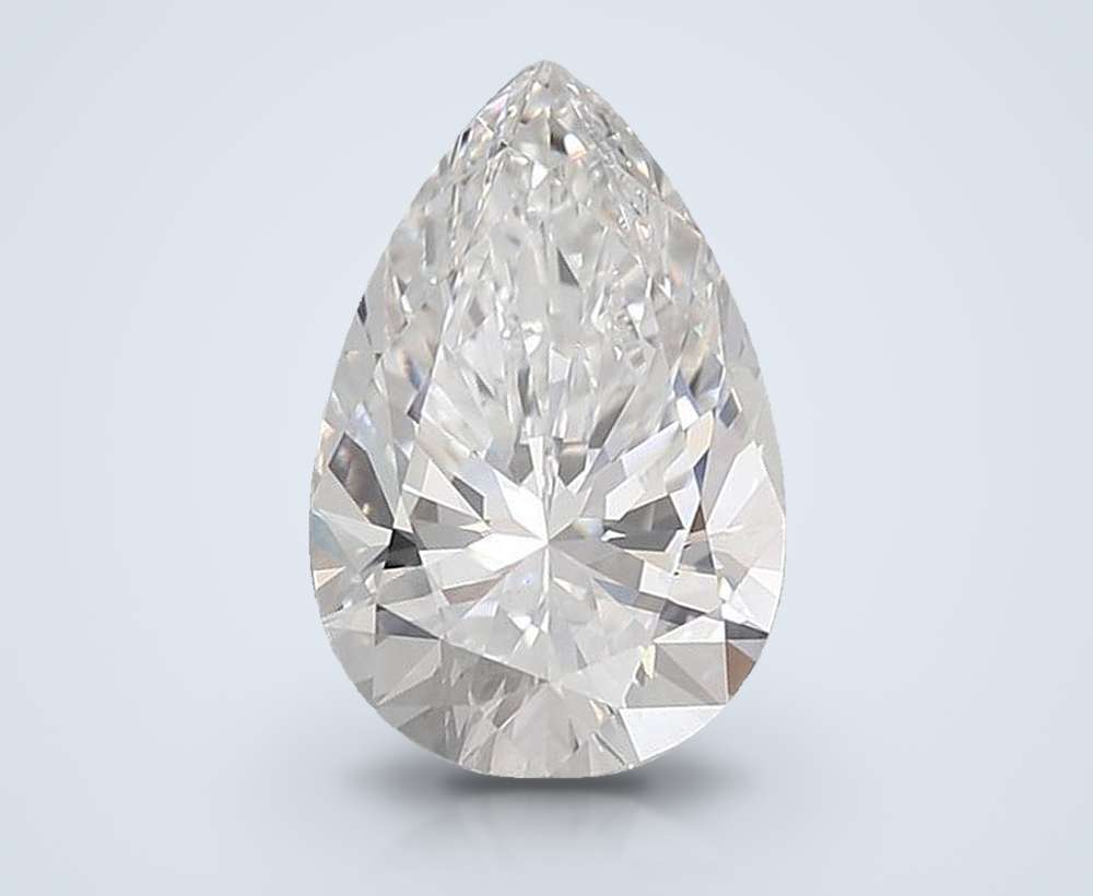 3.08 Carat Pear Lab Diamond