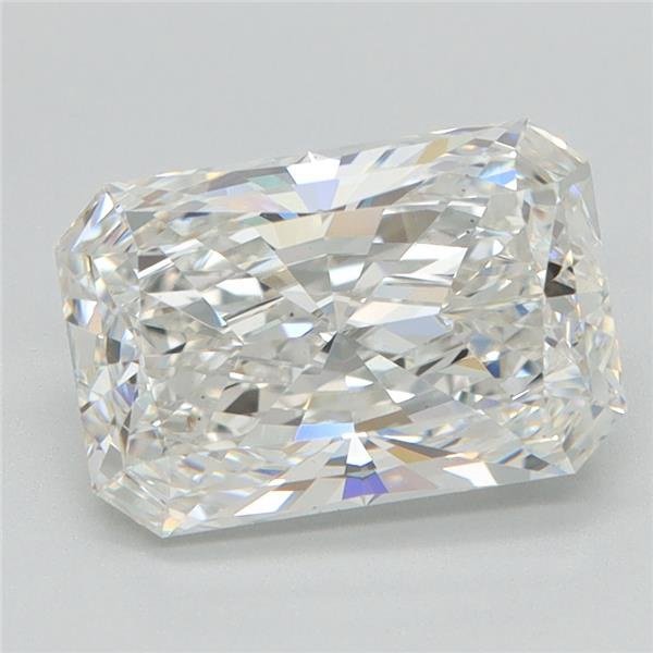 2.05ct F VS2 Rare Carat Ideal Cut Radiant Lab Grown Diamond