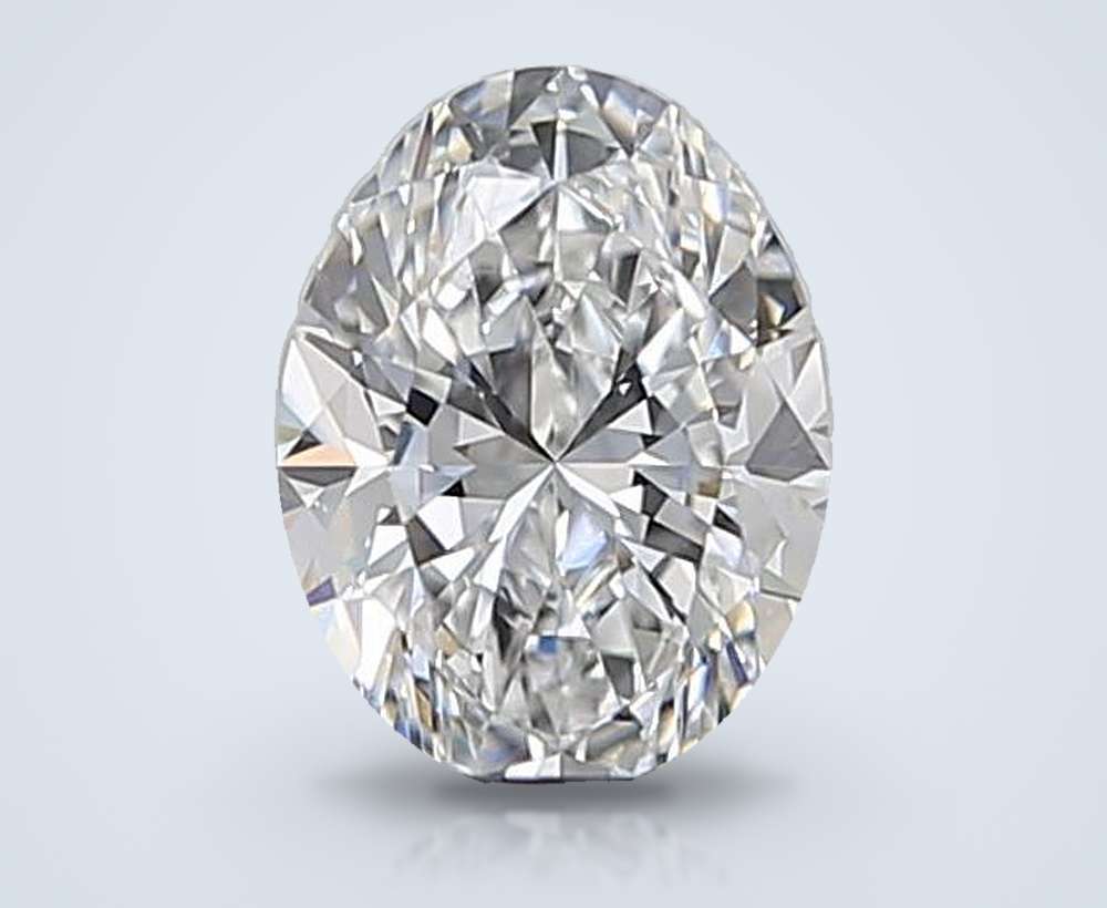 1.00 Carat Oval Lab Diamond