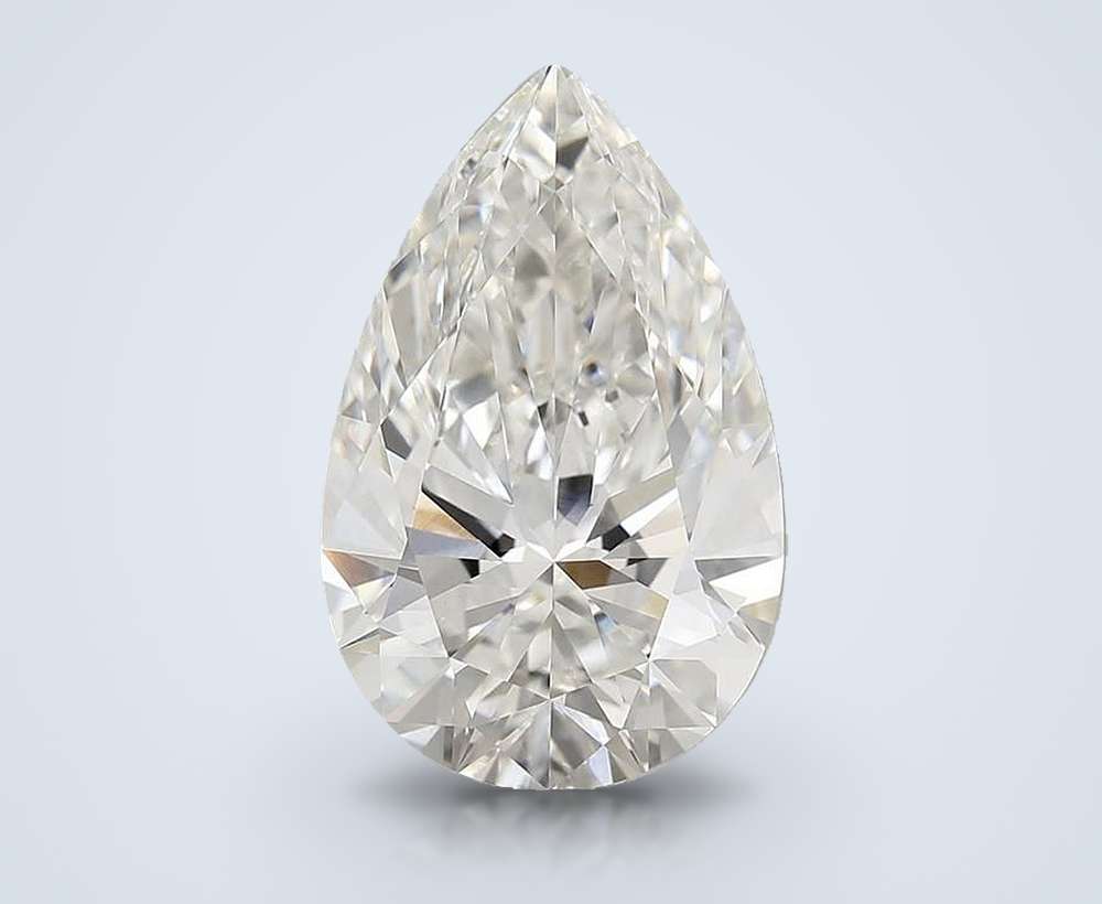 6.59 Carat Pear Lab Diamond