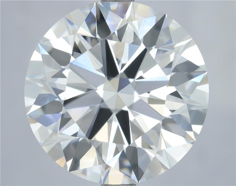 5.71ct D VVS2 Rare Carat Ideal Cut Round Lab Grown Diamond