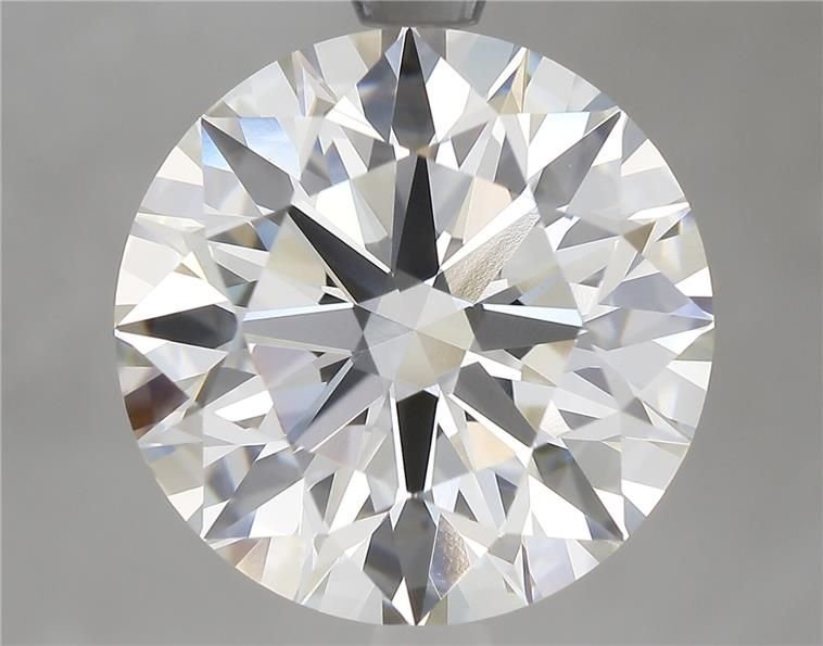 5.06ct H VVS2 Rare Carat Ideal Cut Round Lab Grown Diamond