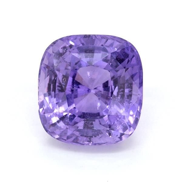 3.04 Carat Purple Cushion Sapphire