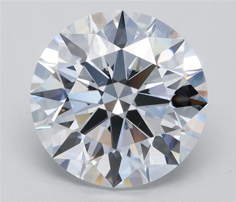 3.42ct E VS1 Rare Carat Ideal Cut Round Lab Grown Diamond