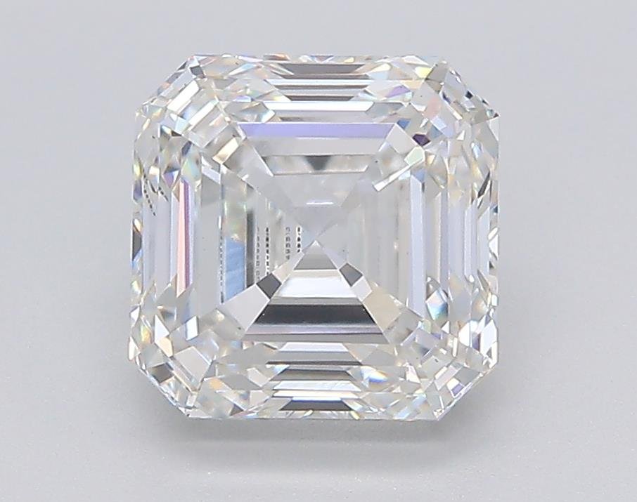 2.03ct F VS1 Rare Carat Ideal Cut Asscher Lab Grown Diamond