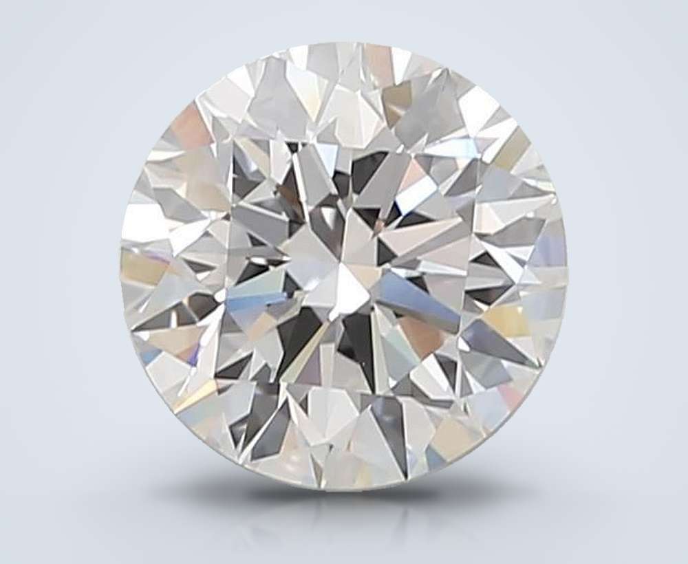 3.87 Carat Round Lab Diamond