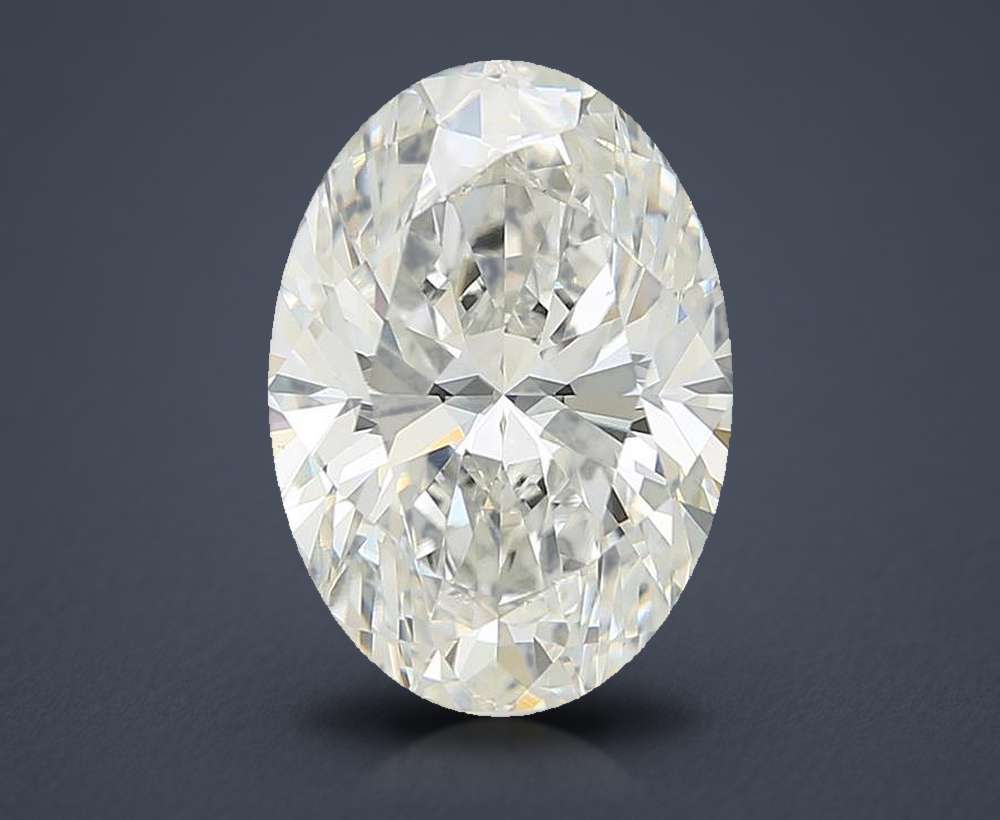6.42 Carat Oval Lab Diamond