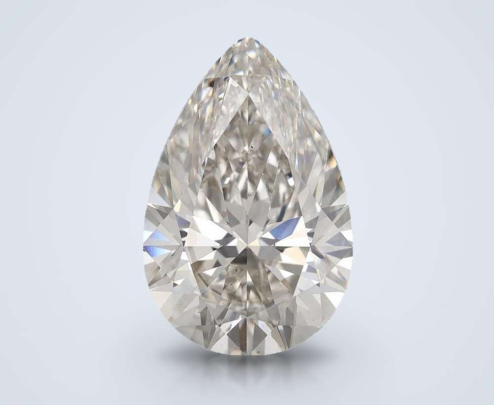 7.12 Carat Pear Lab Diamond