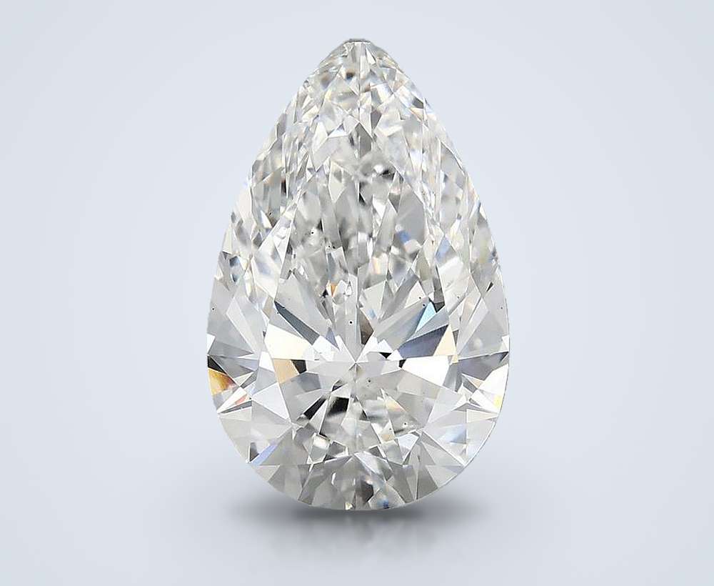 3.90 Carat Pear Lab Diamond