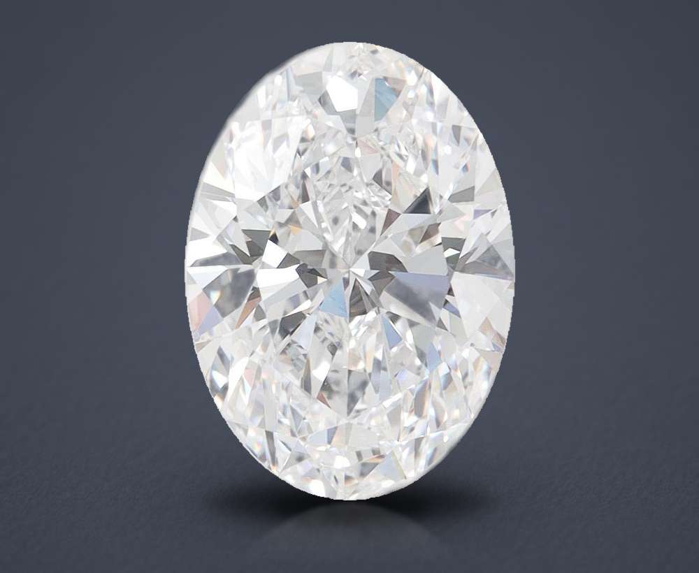 3.58 Carat Oval Lab Diamond