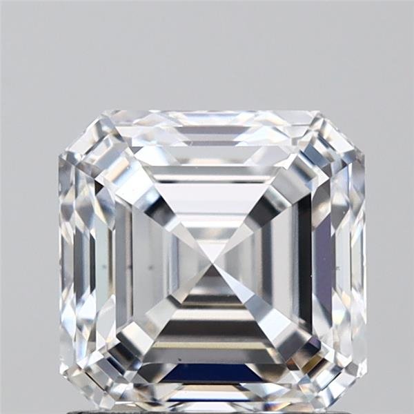 1.50ct D VS1 Rare Carat Ideal Cut Asscher Lab Grown Diamond