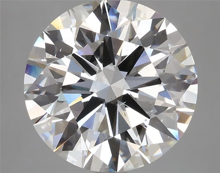 4.61ct F SI1 Rare Carat Ideal Cut Round Lab Grown Diamond