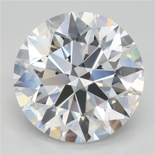 4.28ct D VVS1 Rare Carat Ideal Cut Round Lab Grown Diamond