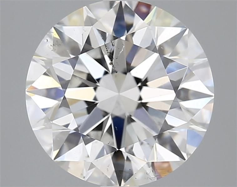 2.51ct E SI1 Rare Carat Ideal Cut Round Diamond